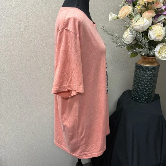 Bella Canvas Pumpkin Stack Tee Coral 2XL Fall Graphic T-Shirt Soft - Picture 4 of 7